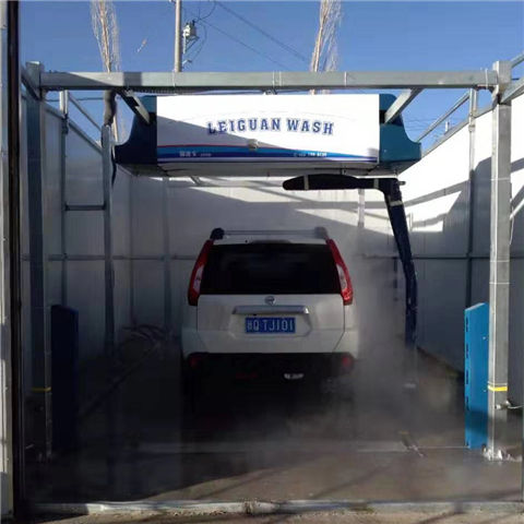 金牌品质！新疆喀什智能390洗车机安装使用中
